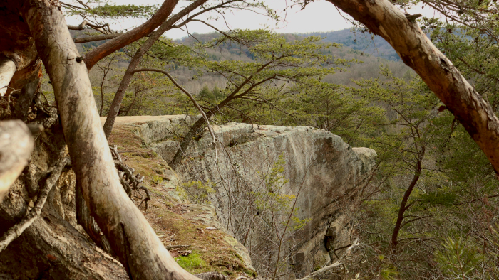 Airplane Rock in Hocking State Forest in Ohio's Hocking Hills