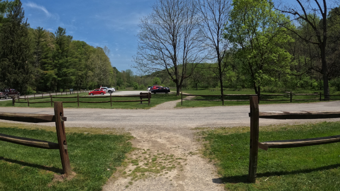 Creekside Meadows Parking Area - Beginning and end of loop. 