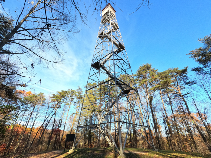 Hocking State Forest Fire Tower- Hocking Hills State Forest in Southern Ohio.