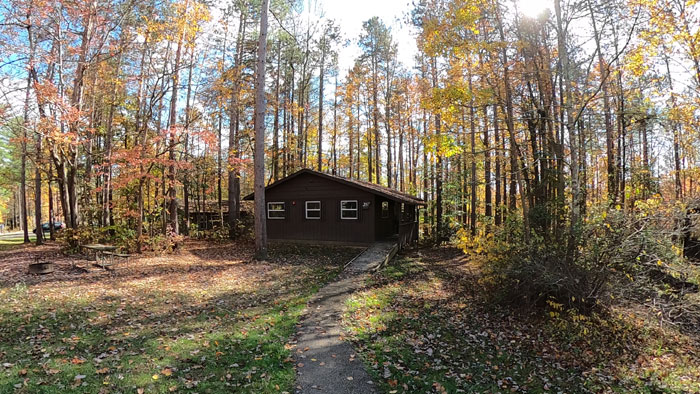 Hocking Hills State Park cottages.