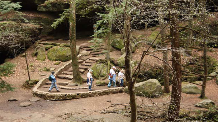 Grandma Gatewood Hike at Old Man's Cave.