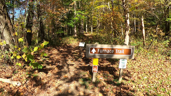 Lake Hope State Park - Furnace Area Bike and Hiking Trail