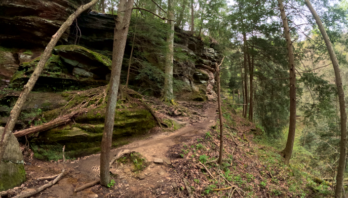 Rock House at Hocking Hills State Park.