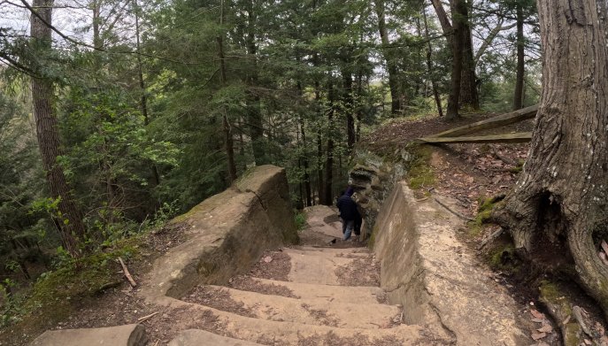 Rock House at Hocking Hills State Park.